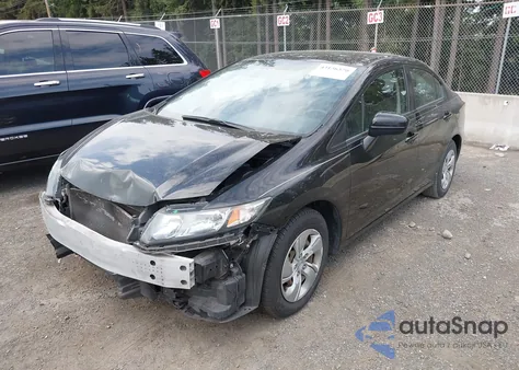 2015 Honda Civic Lx из США, поврежденный, VIN 2HGFB2F50FH518490